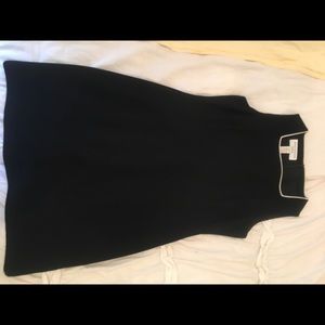 Jones New York Black Sheath Dress with Trim